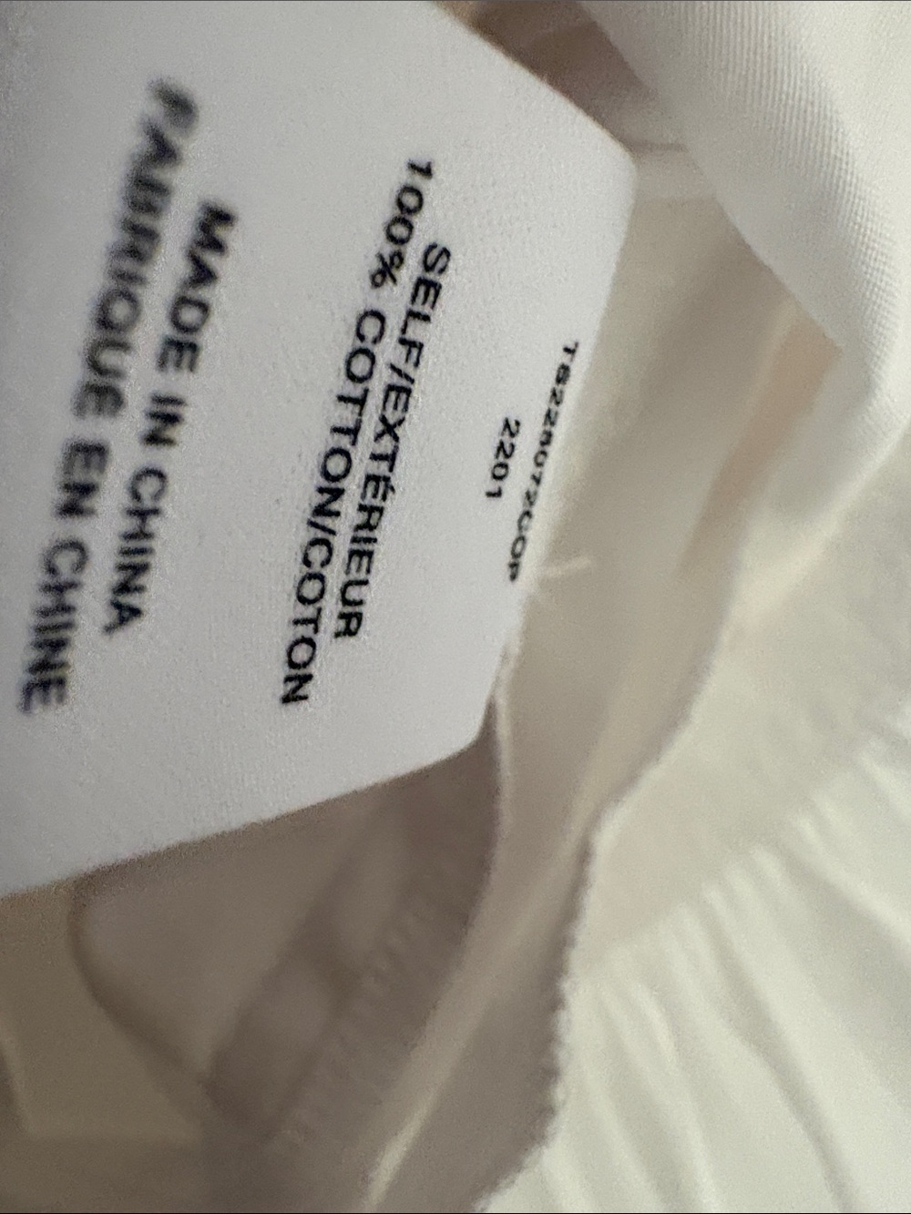 Derek Lamb 10 Crosby White Tora Cotton V Neck Mini Dress Size 8 NWT - Picture 8 of 8